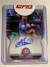 2023 1st Bowman Chrome Sapphire Adan Sanchez Auto #CPA-ASA Cubs #D /100