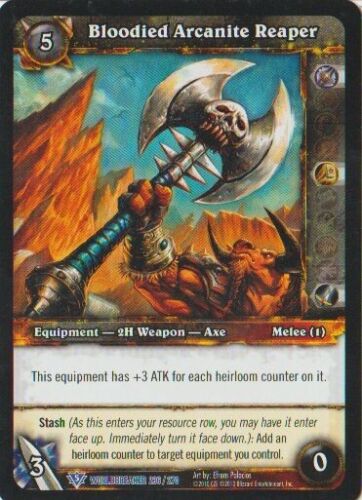 Bloodied Arcanite Reaper #236 RARE / Worldbreaker ENG Warcraft TCG - Picture 1 of 1