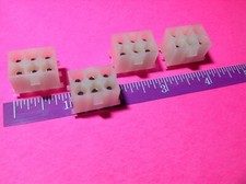 6 Pin Genuine AMP molex type PCB Female Connector-4 LOT- Appliance POWER SUPPLY