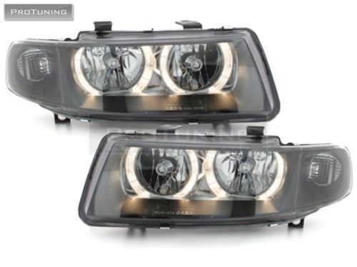 Deflectores de aire Negro compatible con Seat Leon 5 puertas 1999-2005 / Toledo Berlina 1999-2004