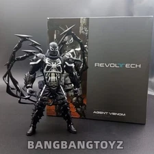 2024 New Revoltech Amazing Yamaguchi Spider-Man Agent Venom Action Figure Boxed