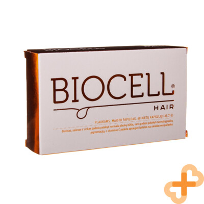 Biocell Haar Ergänzung 60 Kapseln L-CYSTEIN Vitamine Mineralien Komplex