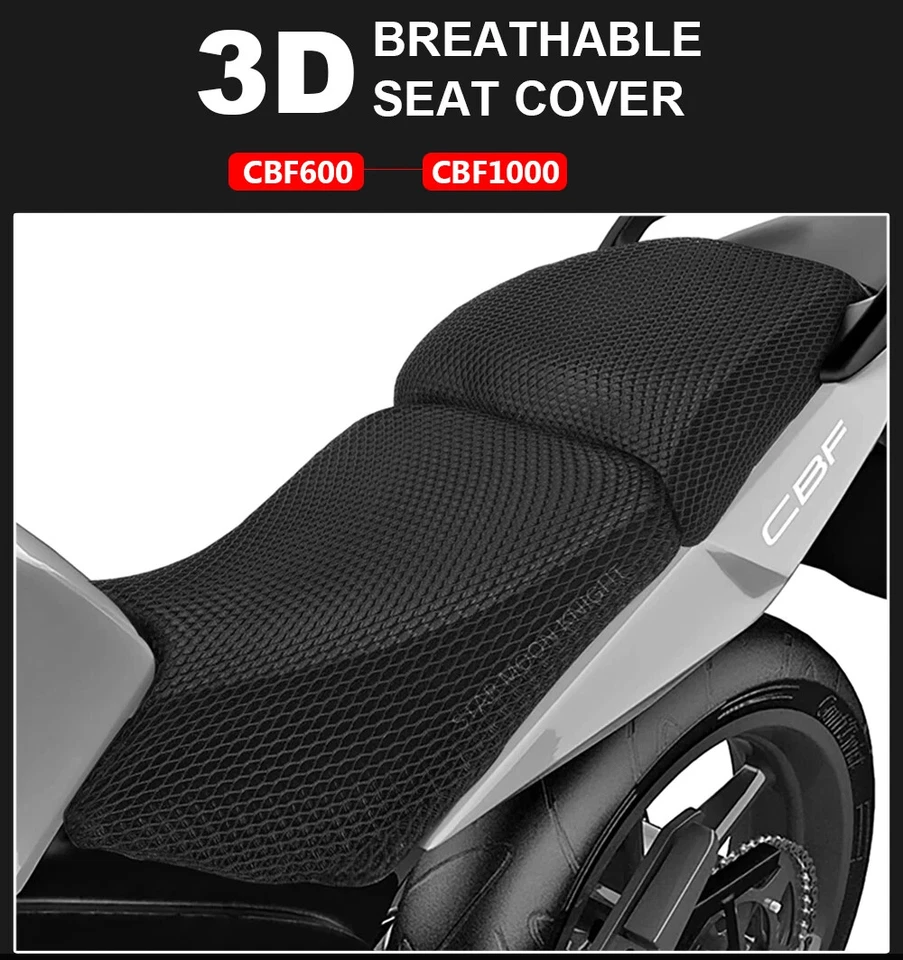 Funda de asiento cojín protector moto Honda CBF600 S/N CBF1000 CBF 600 Foto 3 de 4