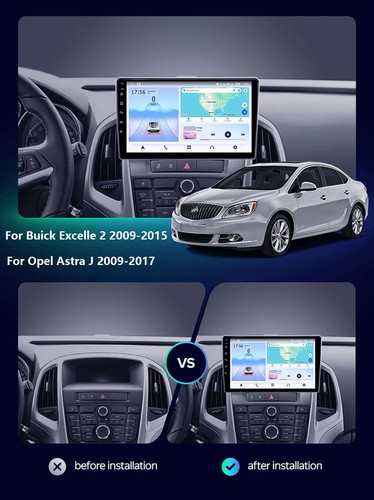 Per Buick Excelle 2 Per Opel Astra J Navi GPS Android Autoradio Lettore Video - Foto 2 di 28