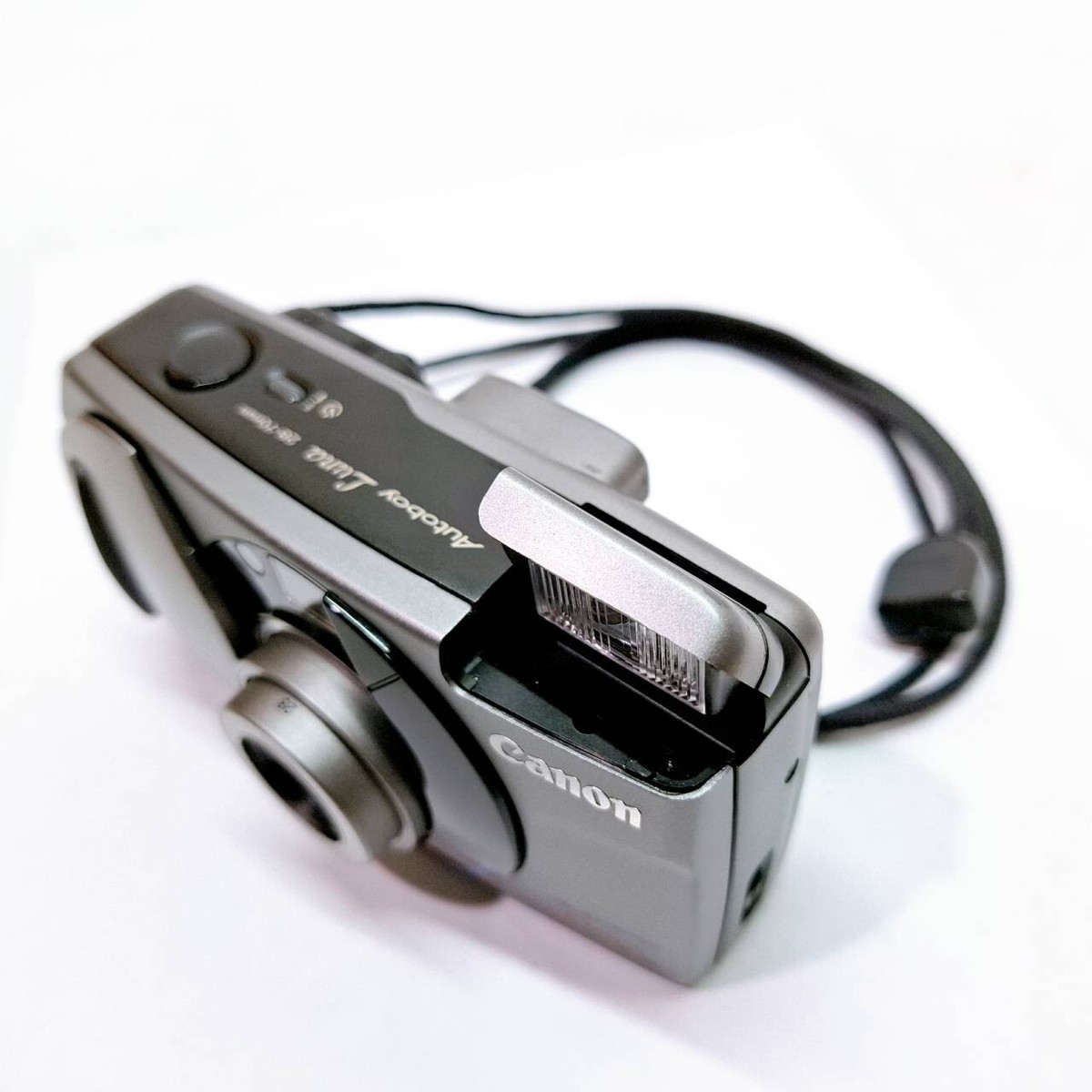 Canon フィルムカメラ Autoboy Luna PANORAMA ② Canon Autoboy Luna 35mm film camera w/ case + remote (serial