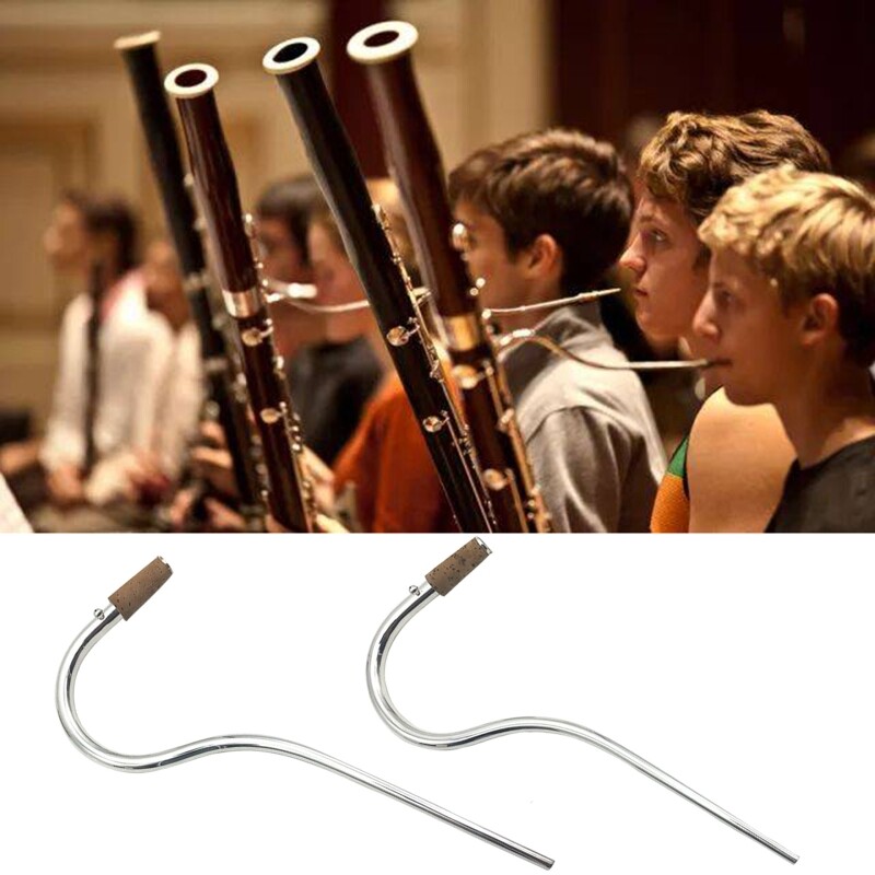 Silver Plating Bassoon Length 20.7/21.5cm Length Bassoon Bocal Crook