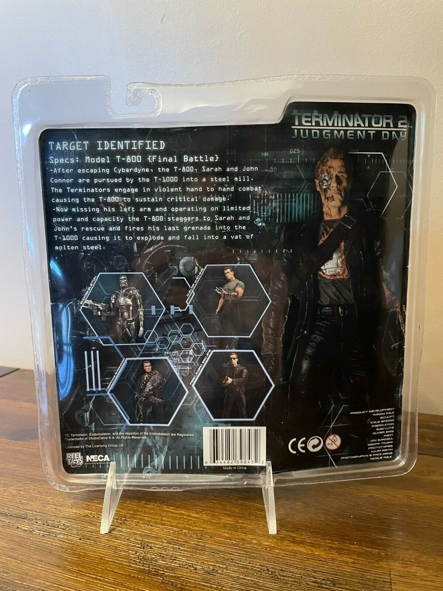 Terminator 2 Final Battle T-800, 7 Inch Action Figure, NECA