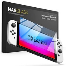 Blue Light Screen Protector for Nintendo Switch OLED - Anti Bluelight Blockin...