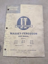 I & T Massey-Ferguson MF 303, MHF 303,MH 333, MF 404, MHF 404 ETC Shop Manual