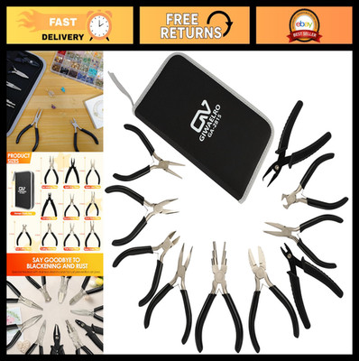 10 PCS Jewelry Pliers Set for Making, Repair & Wire Wrapping - Professional Tool