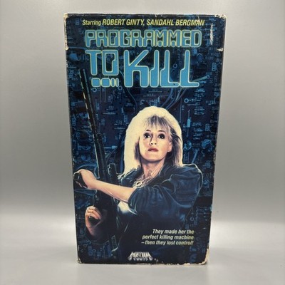 Programmed to Kill (VHS, 1987) Vg Condition~ Former Rental~ Media~Cyborgs~Sci-fi
