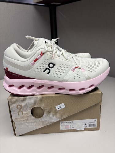 ON Running Women's Cloud Surfer 2 Ivory Peony Med Width Multiple Sizes