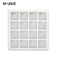 SK-16 SMC-PAD Wireless MIDI Pocket Pad Controller Strike Pad Controller 16 Pads 