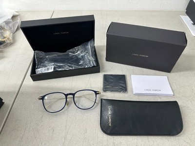 Linda Farrow Meier LF16A C1 Opt Glasses in Black / Blue Gradient - NEW