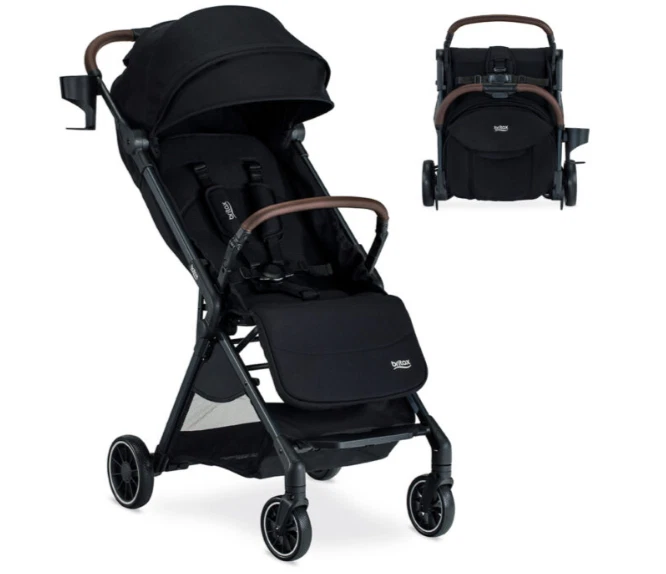 Britax Juniper Compact Stroller, Lightweight Fold-and-Go Design - Raven Black
Opens in a new window 