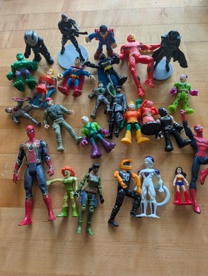 Misc lot of 25  DC, Marvel, Spider Man, Vintage action figures