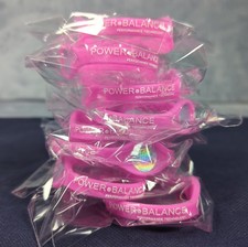 Pink MEDIUM Power Balance Bands Bracelets Sports Energy Health Ships Same Day