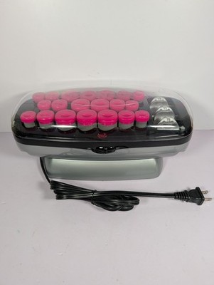 CONAIR Hot Rollers CHV26HX 20 Three Size Hair Curlers With Clips Works
