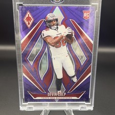 Devin Culp Rookie-Purple-2024 Panini Phoenix Tampa Bay Buccaneers #176 NFL