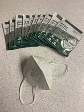  FACE MASKS, FFP2 ,POLLEN, DUST , DROP PROTECTION, 10 pack