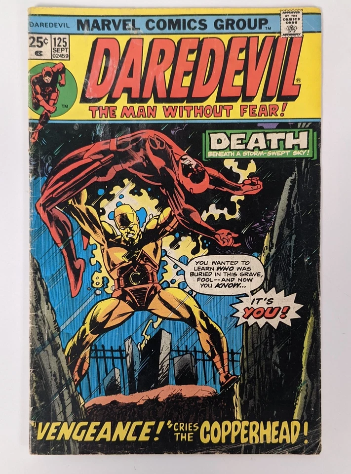 Daredevil #125, 126, 127, 130 4 Key Issue Lot Bronze Age Marvel Comics 1970's - Image 2 of 4
