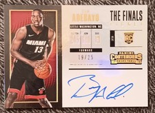 2017-18 Panini Contenders - Rookie Auto Bam Adebayo #114 Ticket Finals #19/25