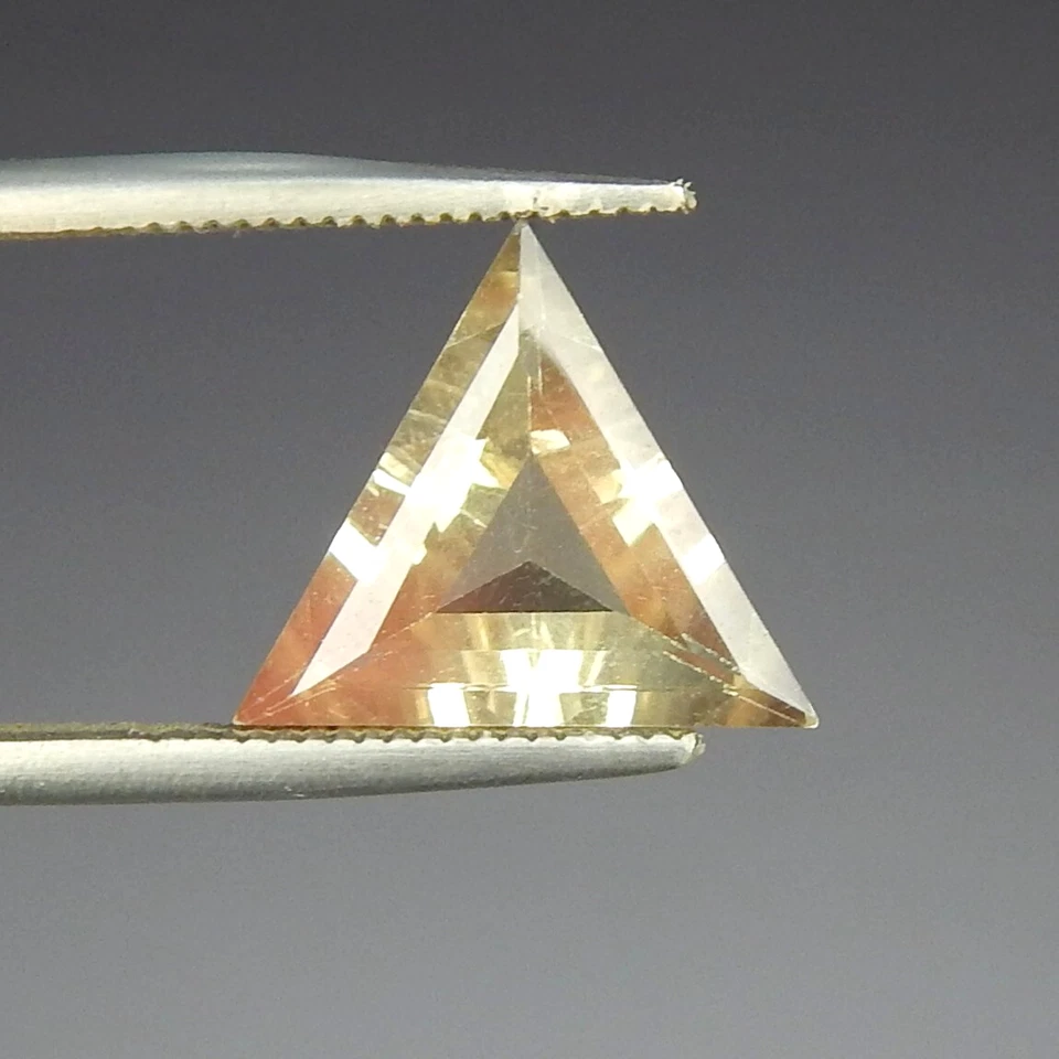BEST 2.8ct Yellow Red Oregon Sunstone Copper Schiller Natural Mined Unheated USA - Image 4 of 4