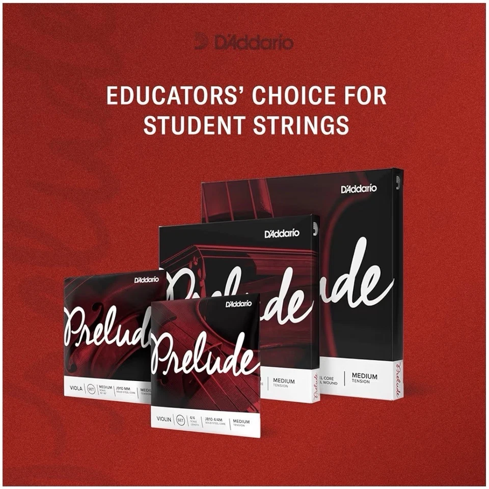 D'Addario Prelude Series Double Bass String Set 3/4 Size - Image 3 of 4