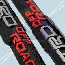 2pcs 3d Raised Trd Off Road Letters For Tacoma Tundra 4runner Fender Door Emblem