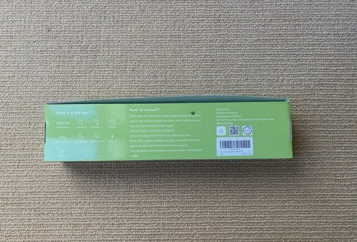 95.5 Inch Delamu Cable Concealer White - Afbeelding 2 van 2