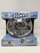 LIL' FISHYS Motorized Water Pets “CHOMPS” Leopard Shark W/ Bowl & Decorations