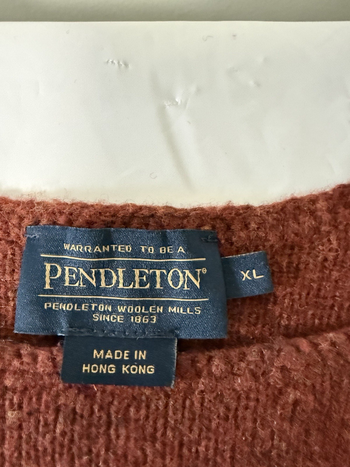 Pendleton Drop Shoulder Lambswool Blend Sweater W… - image 3