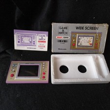 JUNK, Nintendo Game & Watch Snoopy Tennis SP-30 Wide Screen Boxed - Sound Works