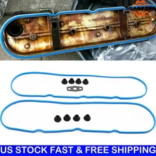 Engine Valve Cover Gasket Set For GMC Chevy Silverado 4.8L 5.3L 6.0L 6.2L 7.0L