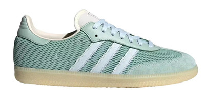 SIZE 9 - Adidas Samba OG Hazy Green / Sky Tint / Off White JI3179 MENS NEW