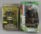 2 Vintage 2006 MIB Hasbro G.I. JOE Classified Series Sigma 6 Action Figures, NR