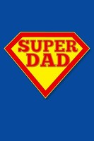 Notizbuch A5 Liniertes Papier Super Dad, 120 Seiten, Schreibheft, Journal