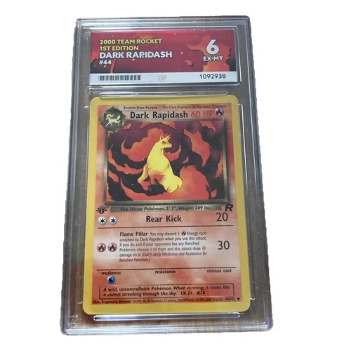Dark Rapidash 44/82 ACE graded card
