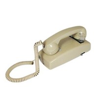 Cortelco 2554NDL-AS 255444-VBA-NDL Ash Wall Phone No Dial