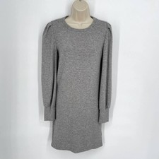 BB Dakota by Steve Madden The Scene Sweater Dress NEW Gray Long Sleeves Womens S