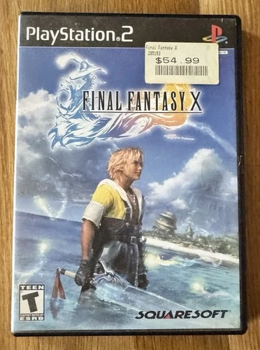 Final Fantasy X - Black Label. (PlayStation 2, 2001). CIB w. Reg Card. Tested