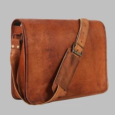 Vintage Satchel Bag Messenger Genuine Shoulder Goat Men's HandmadeLeather