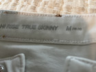 PETER NYGARD JEANS- HI-RISE TRUE SKINNY-SZ. MED-10-12- WHITE - STRETCH — photo 6