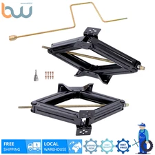 24" 5000lbs RV Camper Trailer Stabilizer Leveling Scissor Jack Kit 2Pcs