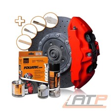 FOLIATEC BREMSSATTEL LACK SET BREMSSATTELLACK FARBE RACING ROSSO MATT 7-TEILIG