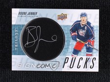 2016-17 Upper Deck Trilogy Signature Pucks Boone Jenner #SP-BJ Auto 1dm4
