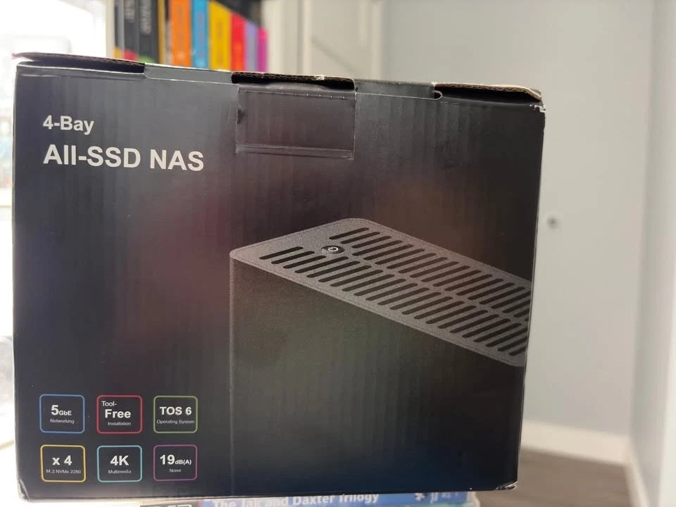 TerraMaster F4 SSD 4-Bay All-Flash NAS Intel N95 8GB DDR5 5GbE NVMe Brand New - Image 1 of 1
