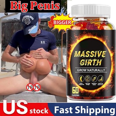 Supplement Enlargement Gummies 60-300 Count Thicker Longer Growth Support Male