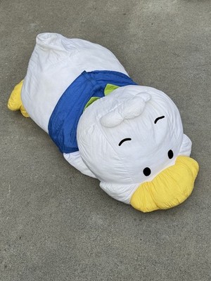 Vintage Sanrio Jumbo 34  Nylon Pekkle Duck Plush 1990 s Hello Kitty