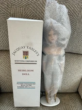 Jacquay Yaxley Heirloom Doll Porcelain Undressed Doll 38cm/15” Tall - Auburn